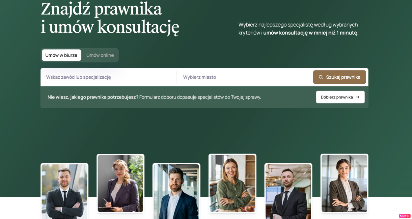 Jak korzystać z wyszukiwarki prawników na Weź Prawnika? Poradnik krok po kroku